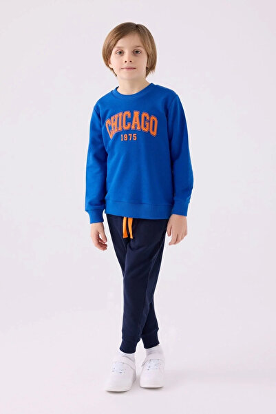 Rolypoly Boy's Blue Tracksuit Set