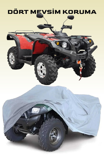 Breen Yuki HS 400ATV UYUMLU ATV SU GEÇİRMEZ BRANDASI -GRİ