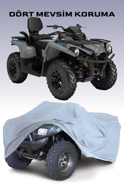 Breen Can-Am L Max DPS 450 ATV SU GEÇİRMEZ BRANDASI -GRİ