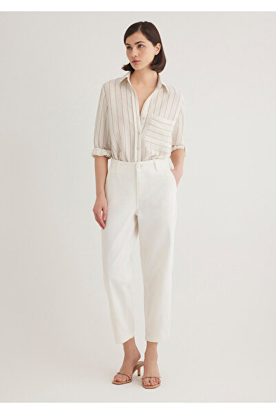 Mavi Off-white Women's Woven Trousers - M 1010649