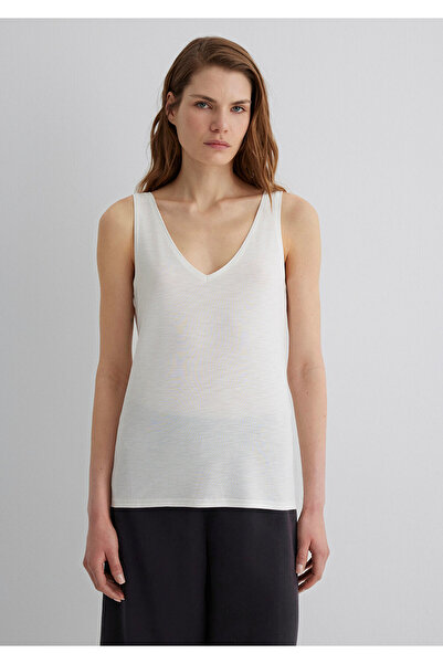 Mavi Lux Touch TENCEL TM Modal Alb Atlet Slim Fit / Slim Fit 1610423-70057