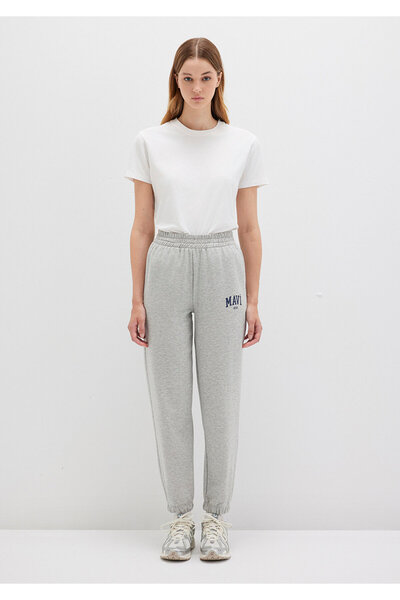 Mavi Logo Printed Gray Sweatpants1010757-82816