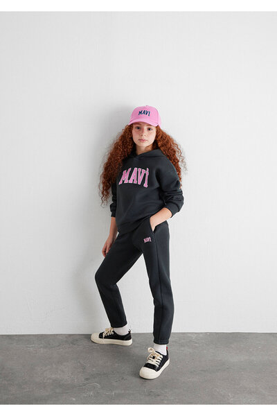 Mavi Logo Printed Black Sweatpants 7010000 -70087