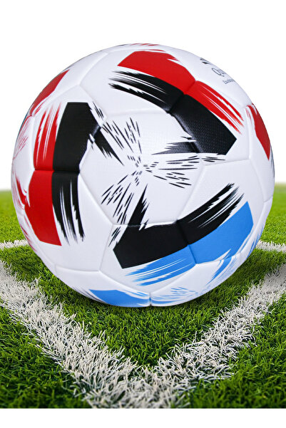 QUTOOB كرة قدم FIFA القياسية مقاس 5 مصنوعة من جلد PVC عالي الجودة، متينة ومقا...