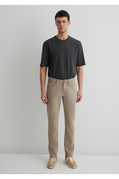 Mavi Marcus Beige Comfort Gabardine Trousers 0035186566