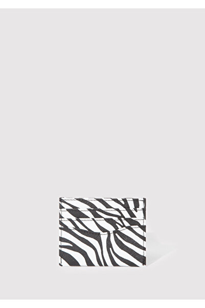 Mavi Weißer Kartenhalter mit Zebra-Aufdruck 1911845-900