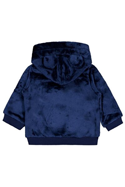 Civil Baby Ayıcık Nakış ve Kulaklı 6-18 Ay Sweatshirt - Lacivert 18-24 Ay