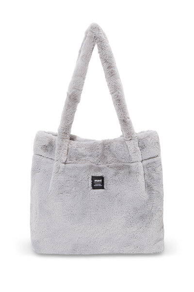 Mavi Gray Plush Shoulder Bag 197617-85550