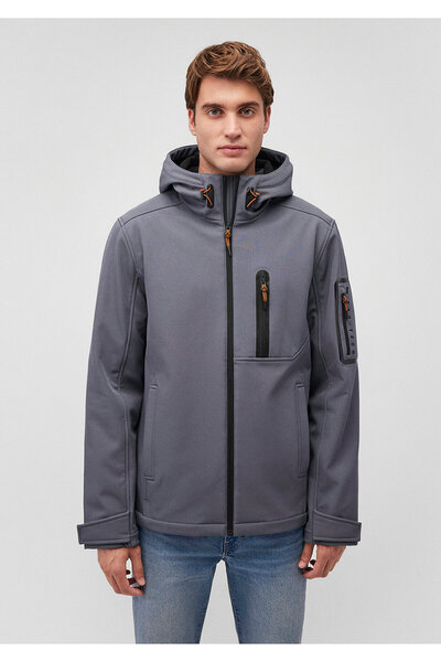 Mavi Hooded Gray Jacket Slim Fit / Slim Fit 0110264 -80776