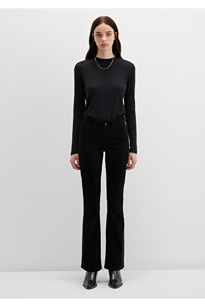 Mavi Molly Black Velvet Trousers 1013682991
