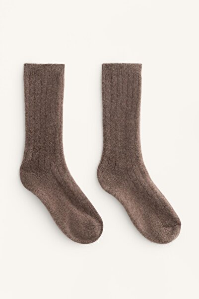 Oysho Kaşmir karışımlı klasik çorap