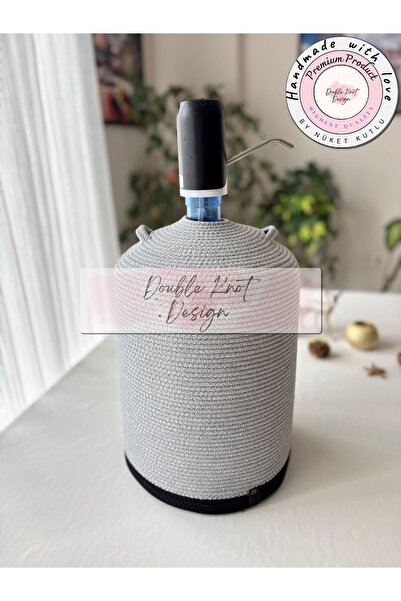 DOUBLE KNOT DESİGN Damacana Kılıfı Dekoratif Sepet - Organizer / Hediyelik Ha...