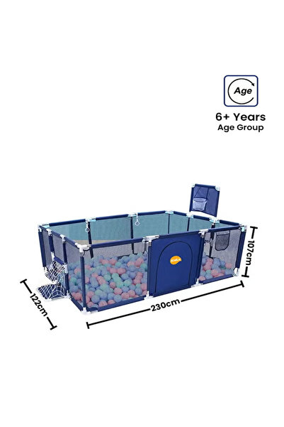 Gootoy حاجز أمان للملعب متين وقوي وسهل التجميع 230 × 122 × 107 سم