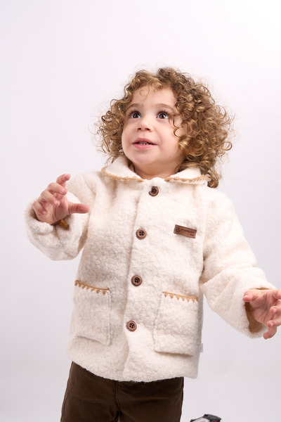 Mumenim Waterproof and Windproof Baby Plush Coat - Lined Inside, Warm Baby Winter Coat for Girls and Boys