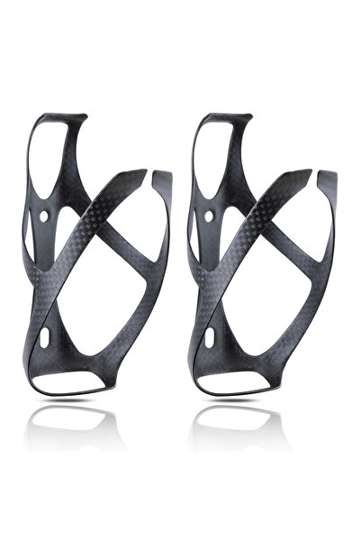 Choice قفص زجاجة مياه للدراجة مصنوع من ألياف الكربون 3K بدون شعار من HUALONG ...