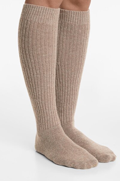 Oysho 21% cashmere 14% wool long socks