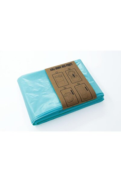 Korbell 16 Lt Çöp Kutuları Ile Uyumlu 2500 Adet Okyanus Kokulu Bebek Bezi Kapasiteli 5 Paket Çöp Poşeti