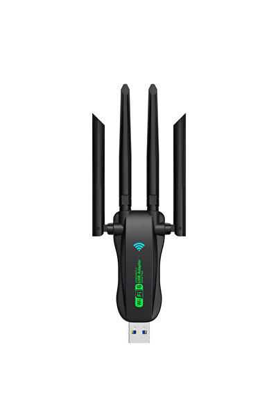 TrkTech 4 Antenli Çift Bant Kablosuz Wireless Adaptörü USB 3.0 AX900+BT5.4