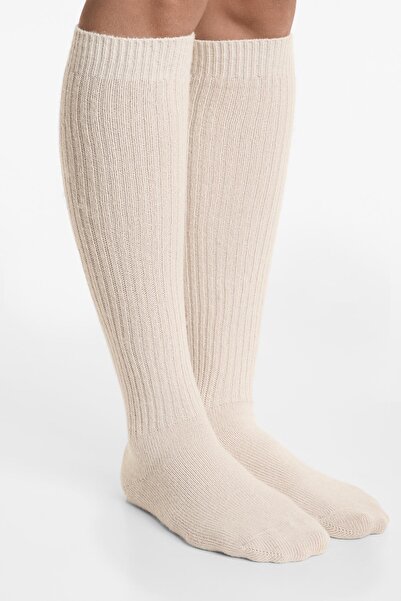 Oysho Super-long socks in 21% cashmere 14% wool
