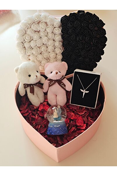 FİORELLA HEDİYE Sevgiliye kalpli Hediye kutusu. Senden önce senden sonra. Sev...