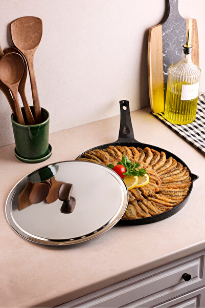 Perotti مقلاة سمك من الجرانيت المصبوب من بروجرانيتو مقاس 34 سم