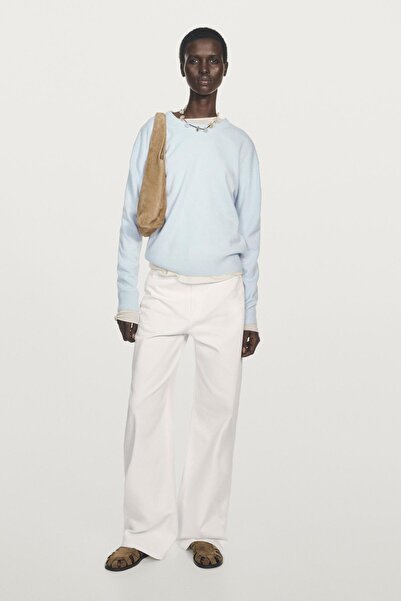 Massimo Dutti %100 kaşmir bisiklet yaka kazak