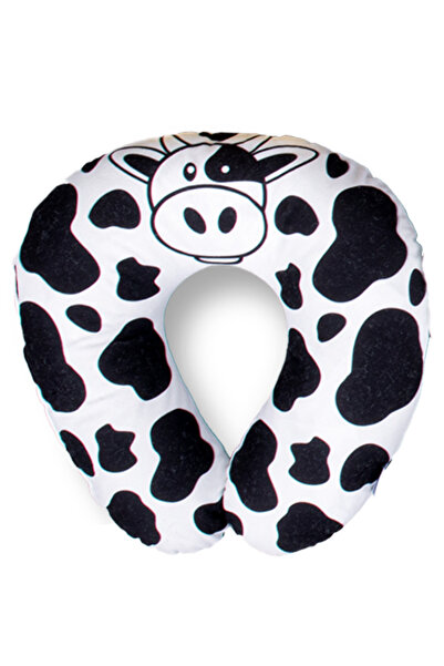 Minteks وسادة رقبة للأطفال - بقرة