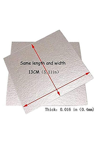 RUBIK Large Microwave Waveguide Cover MICA Sheet (13x13cm) Pack of 2pcs