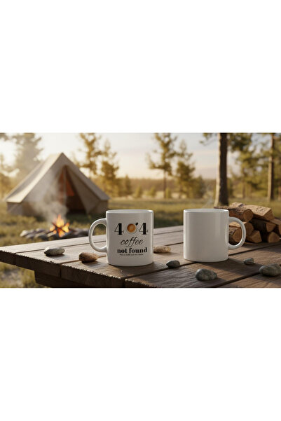 CoreviaSoft 404 Coffee Not Found Kupa Bardak Yazılımcı Bardağı Porselen