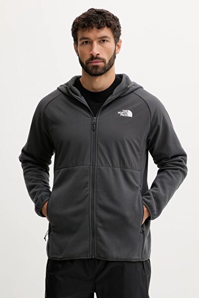 THE NORTH FACE Men's Glacier Heavyweight Full Zip Fleece Nf0A89Jju8M1 Grey-S