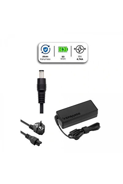 jetucuzal SPRANGE SR-L8 SAMSUNG 19V 4.74A 5.5*3.0mm 90W Laptop Adaptör Şarj A...