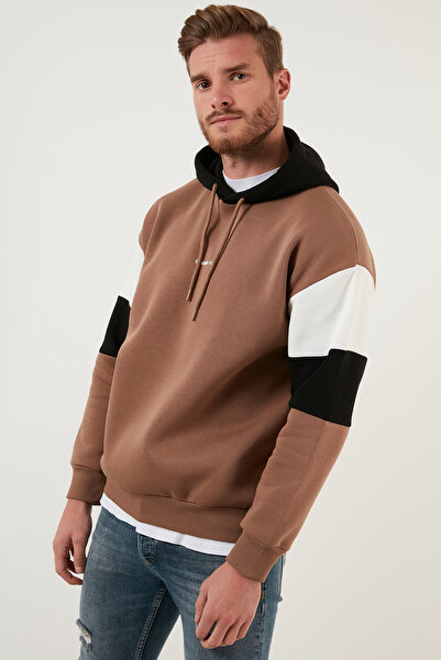 Buratti Hanorac cu glugă de iarnă pentru bărbați - Color Block, Regular Fit 5905299