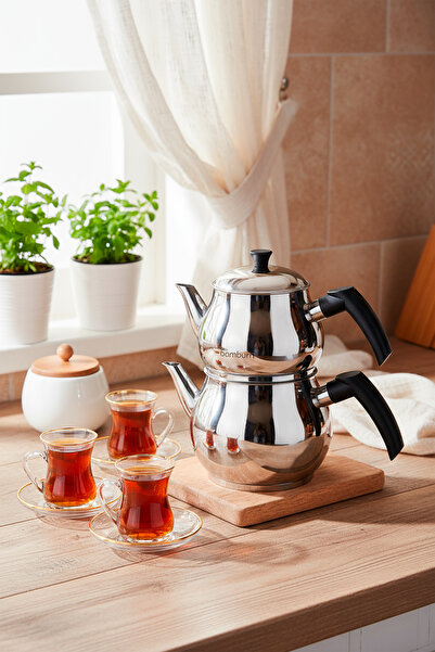 Bambum مجموعة إبريق الشاي من الفولاذ الصلب