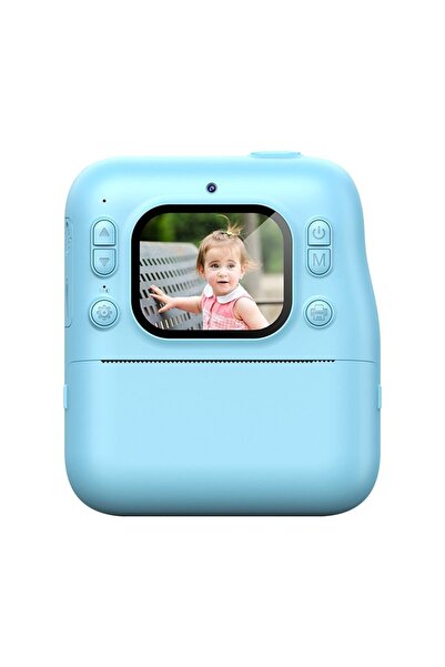 Dartonia Cameră Foto Instant pentru Copii – Print & Save Albastru