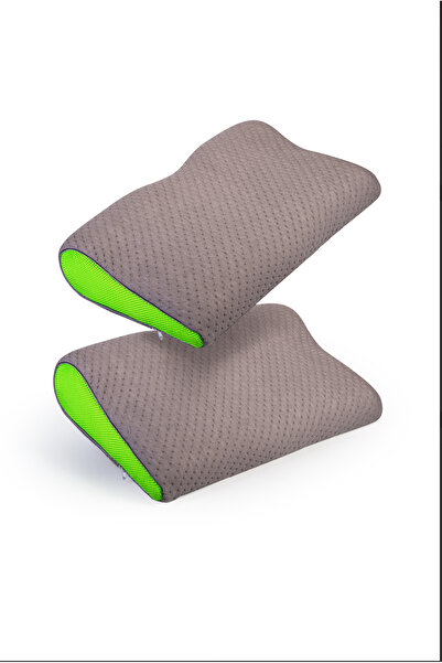 PUFYMAX 2 Visco Orthopedic Sleeping Pillows, Spine-Friendly Neck Support Pillow, Low Profile