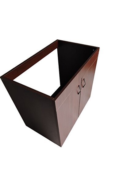 OEM Sink Cabinet with 2 Doors, Wenge, 80x82x50 cm, 18mm Chipboard, Adjustable Legs