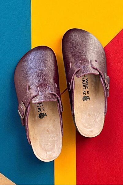 Land of Cork Унісекс Сабо Анатомічні Натуральні Грибкові Підошви Закриті Справжня Шкіра Капці