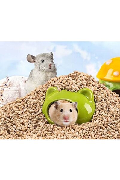 Vulli Guınepıg Hamster Tavşan vs Kemirgenler için Kafes Tabanı Doğal Granül Talaş - 1 Kg