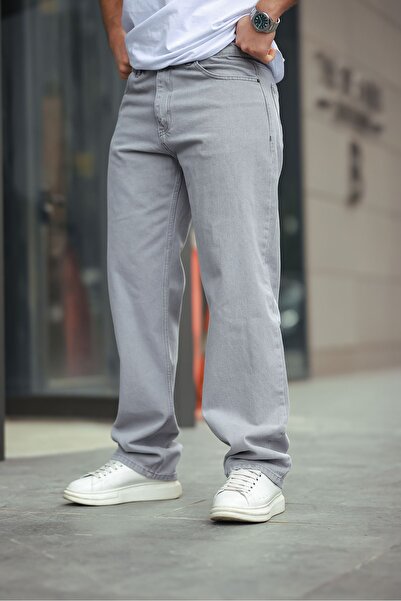 comstar Чоловічі широкі штани Basic з високою талією, сірі