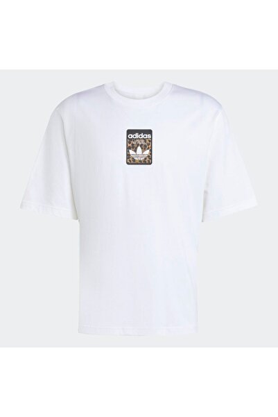 adidas Men's Casual T-Shirt Leo Oversized Tee Jv7570