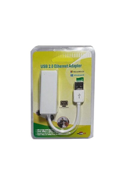 Generic USB 2.0 to LAN Network Adapter (White) - Universal Ethernet Adapter for Laptop, iMac, MacBook, Deskt