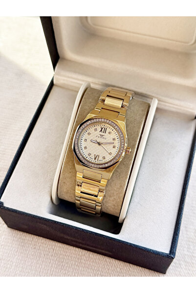 FERRO Yellow Steel Cord Women Wristwatch Fl21616Awt-B 3Atm Waterproof 2 Years Warranty Giftpacked