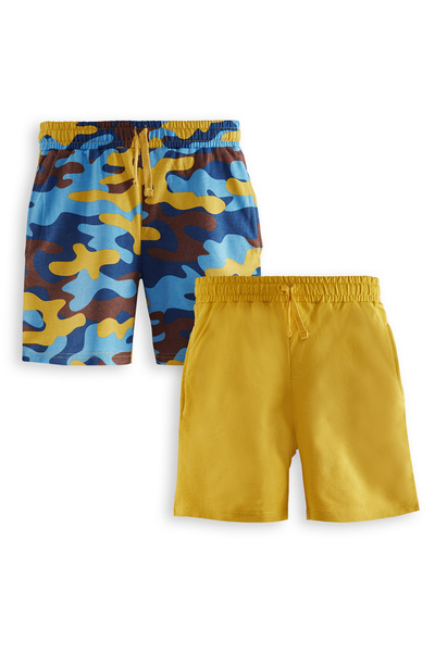 Denokids Boy's Basic 2 Pack Shorts
