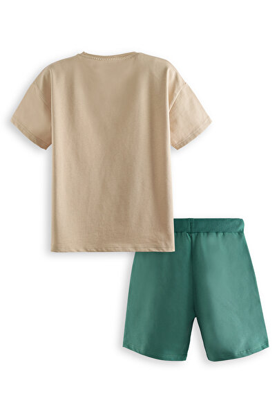 Denokids Summer Dino Boy T-Shirt Shorts Set