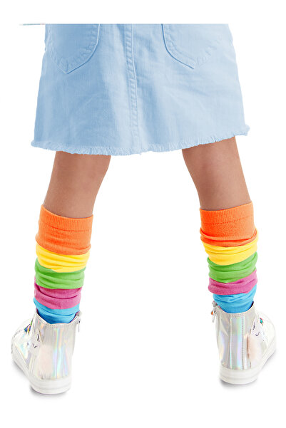 Denokids Colorful Striped Girl's Leggings