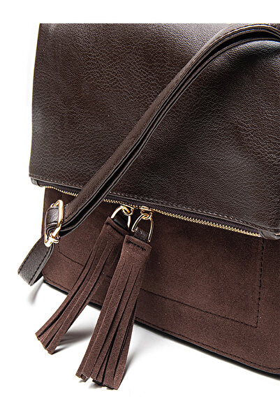 Karaca Long Strap Nubuck Cross Shoulder Bag