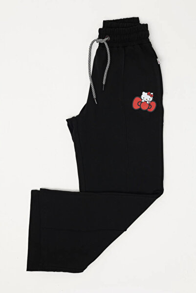 Hello Kitty Licensed Printed Women's Lycra Loose Sweatpants