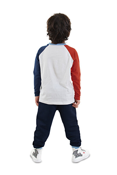 Denokids Bricks Dino Boy's T-Shirt Pants Set