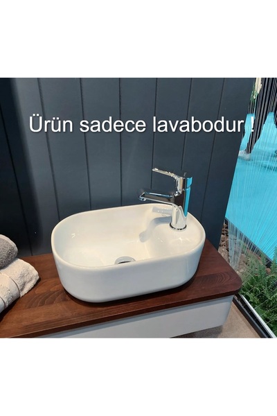Turkuaz Cerastyle Aqua Tezgah Üstü Lavabo 42*28