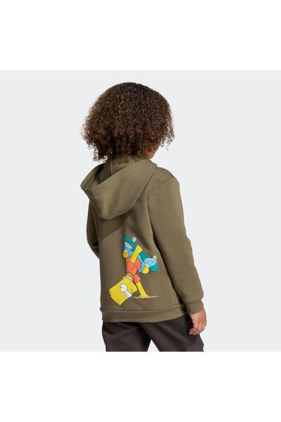 adidas The Simpsons Children's Green Jacket (Jl9198)